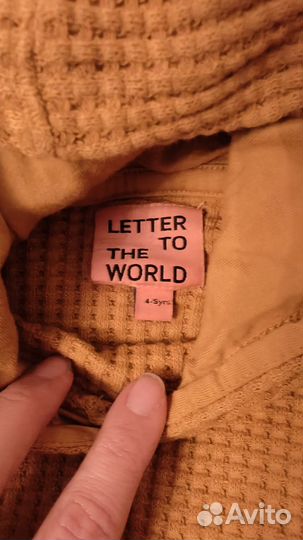 Летняя толстовка с капюшоном Letter to the world