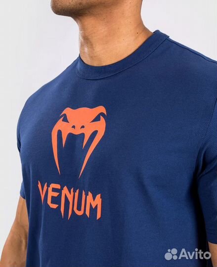 Футболка venum classic - темно-синий