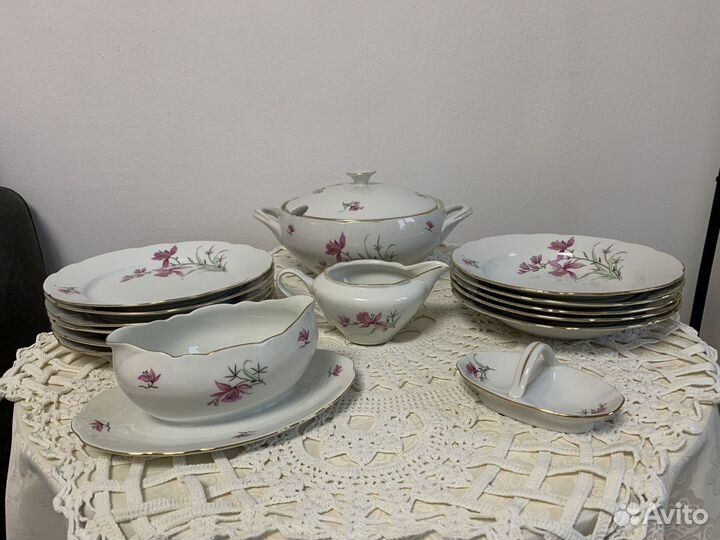 Сервиз столовый Чехословакия по предметам