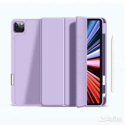 Чехол-книжка для iPad 10.2&10.5д фиолетовый