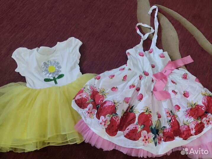 Нарядные платья на 4-5 лет о/с