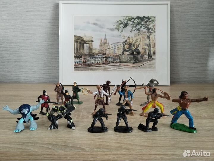 Солдатики ГДР СССР Китай Россия 90-ые Gormiti дзи