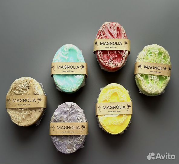 Массажное мыло с люфой