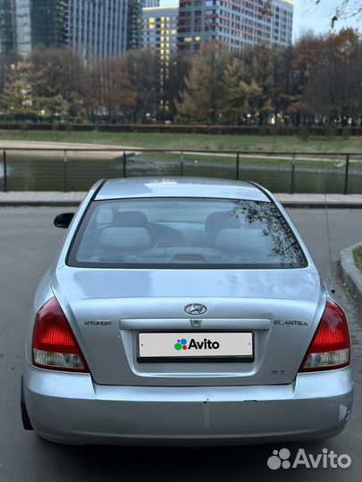 Hyundai Elantra 2.0 AT, 2001, 185 000 км