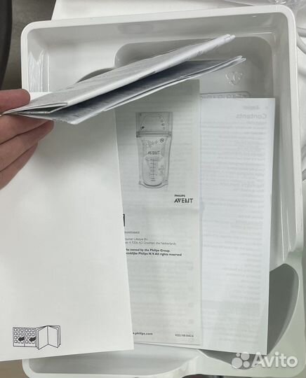Молокоотсос avent электрический