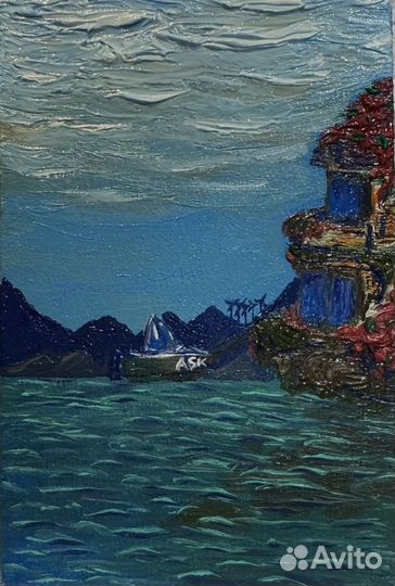 Картина маслом на холсте пейзаж