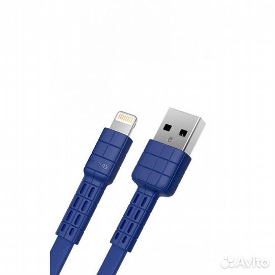 Кабель Remax RC-116i Armor Series Data 2.4A синий