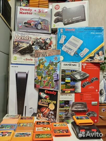 Игровые Приставки Денди, Сега, Ps1, Ps2, Hamy