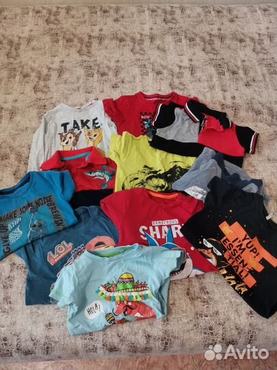 Детские вещи пакетом на мальчика 98 104