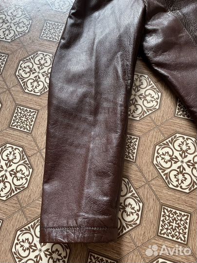 Кожаная куртка мужская 50 52