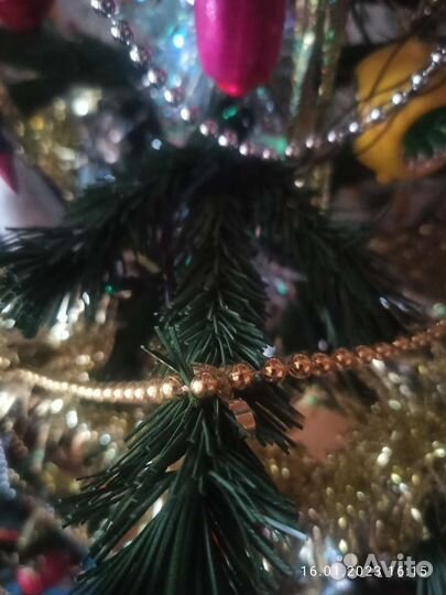 Ёлка из пвх пушистая, 210 см. СССР