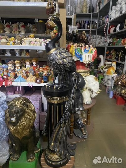 Павлин статуэтка