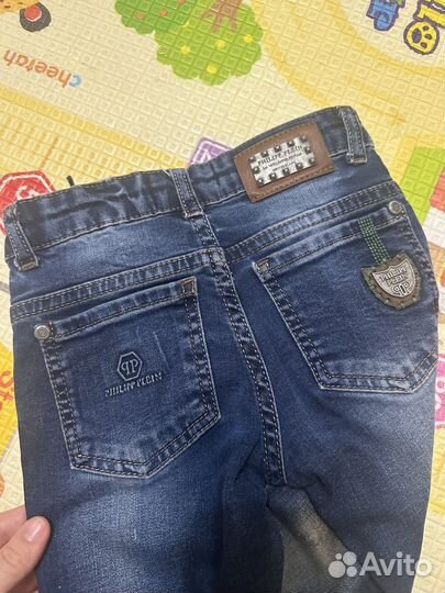 Джинсы + поло 98-104