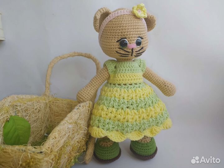 Вязанные игрушки куклы ручной работы