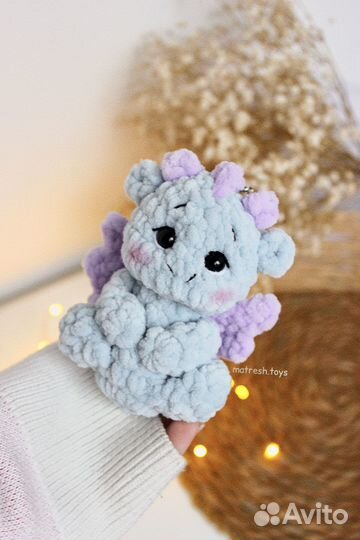 Мягкая игрушка Дракоша, ручная работа, Символ 2024