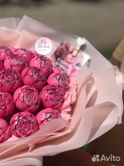 Букет из шоколадных цветов