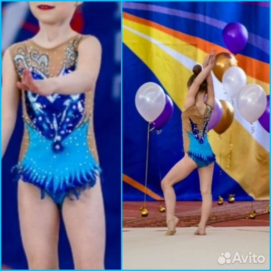 Купальник для художественной гимнастики,р.106-128