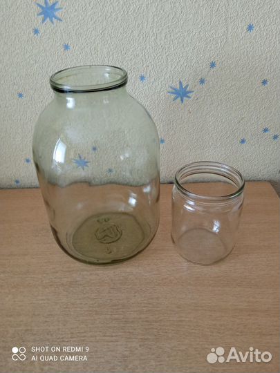 Банки стеклянные 3 литра бу
