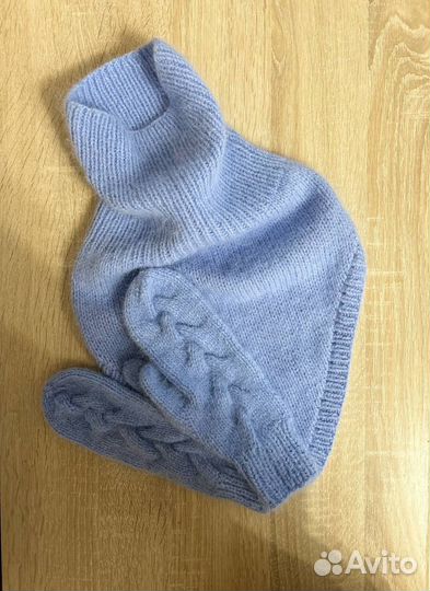 Шапка женская вязаная ручная работа