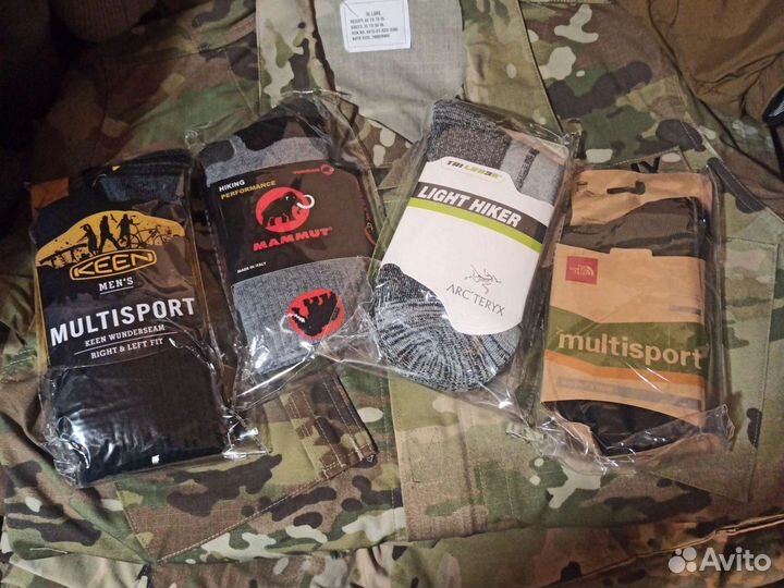 Носки термо Nord Face, Mammut, Keen, Arcteryx