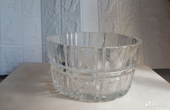 Салатник хрустальный