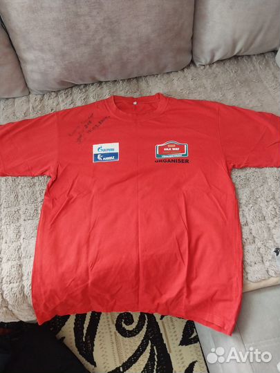 Футболка с автографом Владимир Чагин