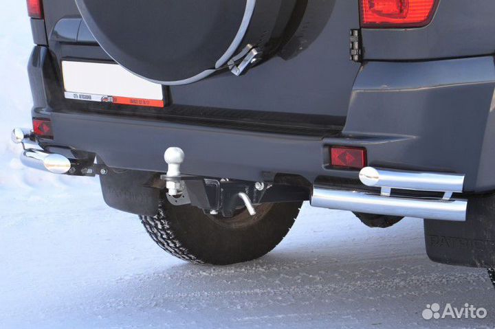 Фаркоп УАЗ UAZ Patriot c 2014 - съемный квадрат