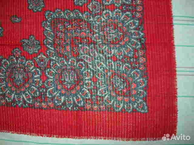 Платок с люрексом (Павловский Посад)