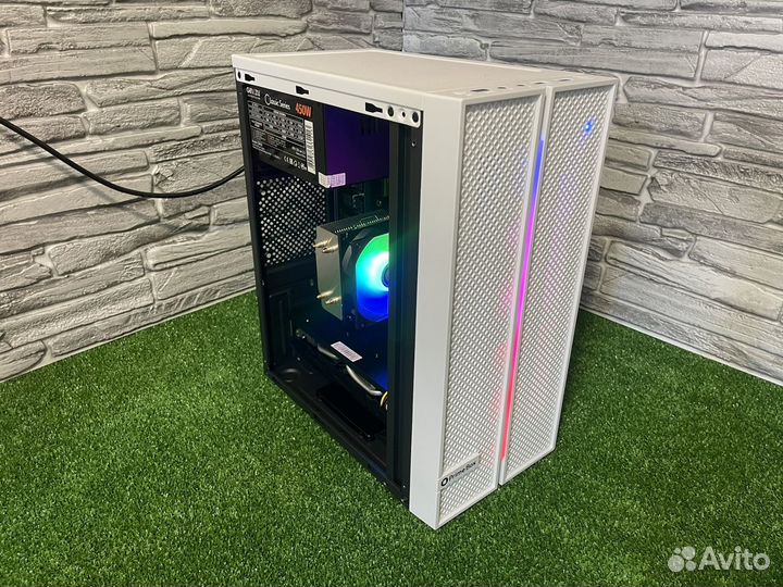 Игровой пк Core i7 8 ядер/32gb/rx580 8gb/SSD/RGB