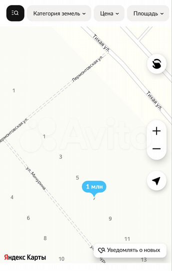 Участок 10 сот. (ИЖС)