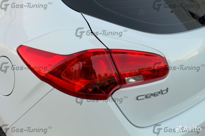 Реснички на задние фонари GT-Line на KIA Ceed JD