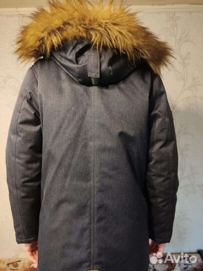 Мужская зимняя парка с мехом