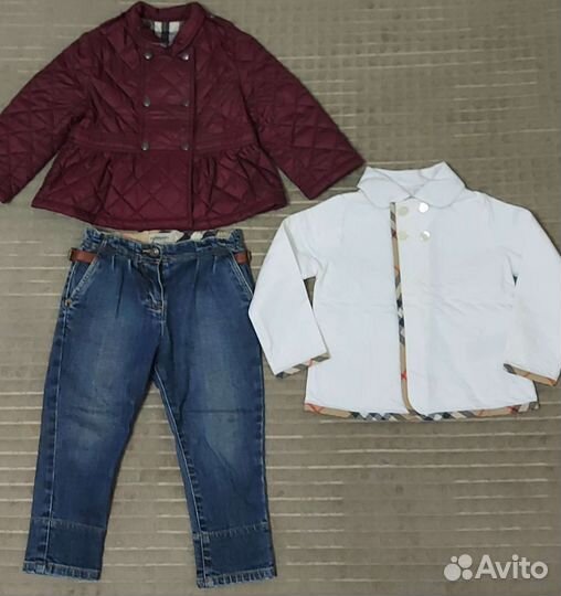 Куртка, джинсы, кофта Burberry, р. 86-92