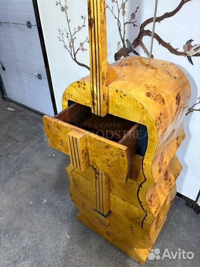 Комод в форме виолончели/контробас. Винтаж