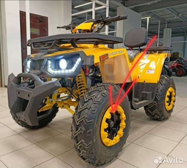 Защитная/декоративная крышка на диск квадроцикла