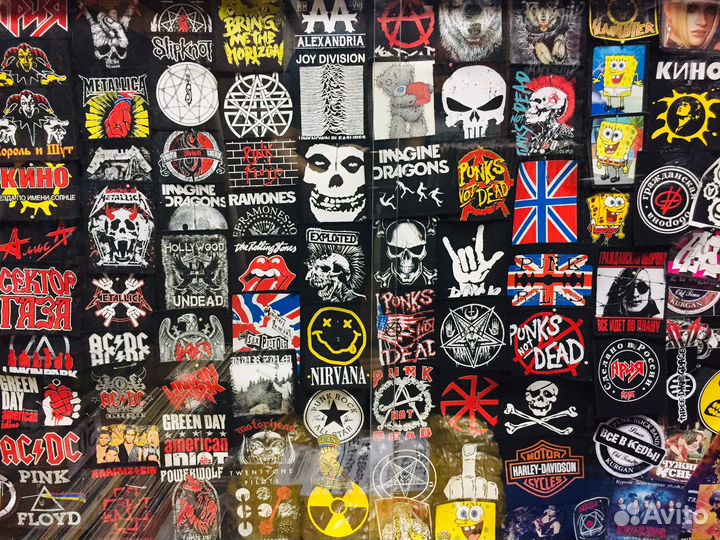 Нашивки шевроны рок
