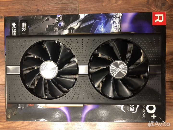 Видеокарта RX 580 8Gb saphire nitro+ OC