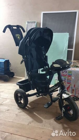 Детский трехколесный велосипед ламборджини