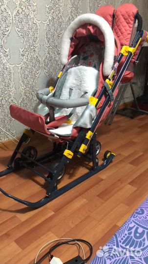 Санки с колесами