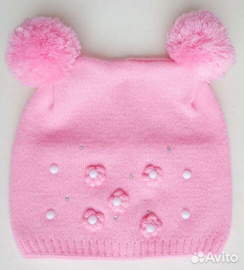 Шапочки берет шарфы манишки 3-6лет