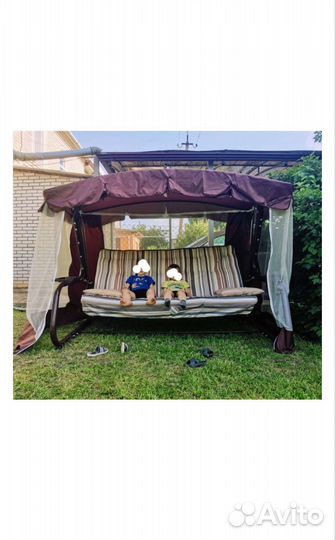 Качели садовые Саванна 4 местный