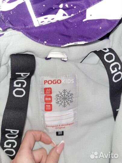 Зимний комбинезон для девочки 98