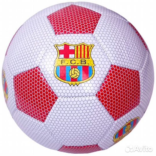 Мяч футбольный клубный Barcelona, машинная