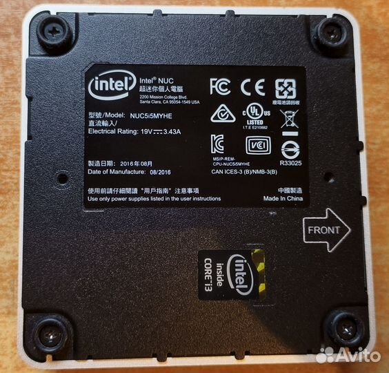 Intel NUC 5i3RYH (Corei3/8Gb/SSD 128)