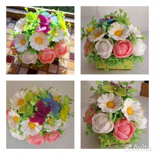 Интерьерные композиции из мыла