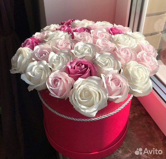 Букет из мыльных роз. Цветы к 8 марта