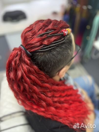 Афролоконы, дредолоки,брейды в хвост, се, де