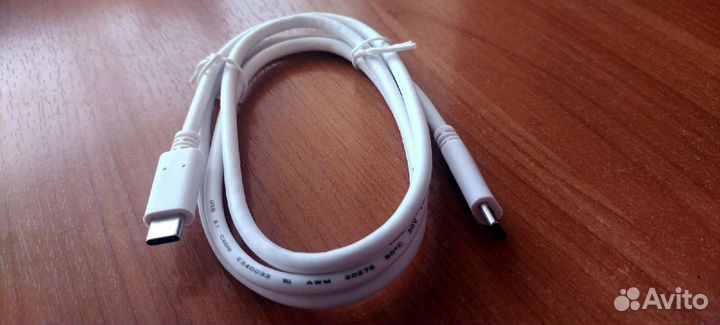 Кабель Redline Type-C (m) -USB Type-C (m) 1м белый