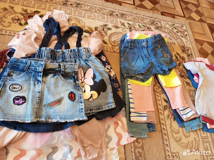 Вещи пакетом на девочку 92 98