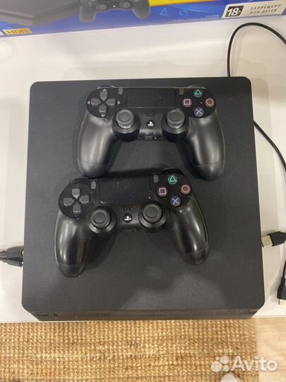 Ps4 slim 1tb 2 джостика